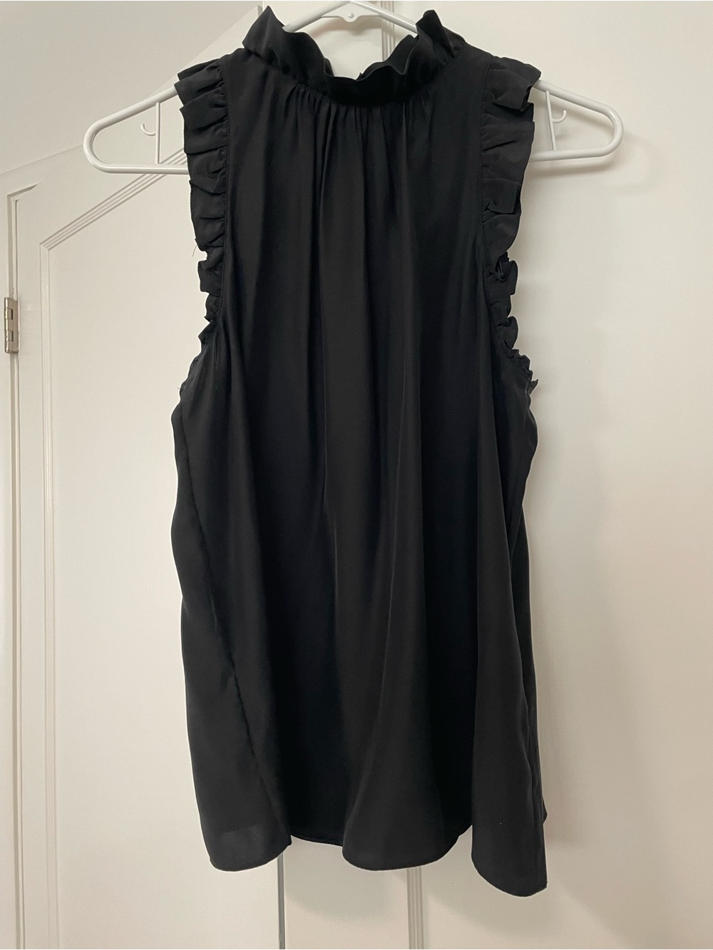 Frame silk sleeveless top